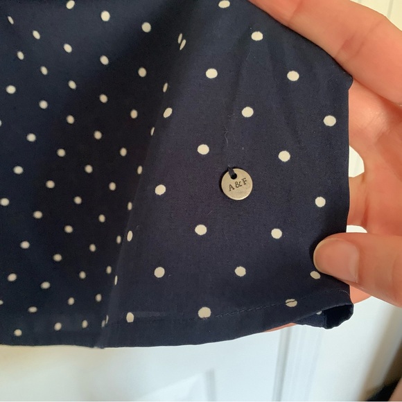 Retro A&F Navy & White Polkadot Camisole - Picture 5 of 10